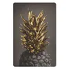 MuchoWow® Mauspad Mousepad Obst - Ananas - Gold 40x60 cm - Produktbild-Vorschau 1