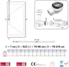Mineralguss-Duschwanne extra flach EDIS Schieferoptik Produktbild-Vorschau 4