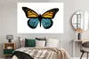 MuchoWow® Poster Blau - Schmetterling - Orange 180x120 cm - Produktbild-Vorschau 4