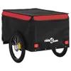 Fahrradanhänger Schwarz und Rot 30 kg Eisen - Produktbild-Vorschau 7