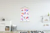 MuchoWow® Textilposter Karten - Collage - Aquarell 120x180 Produktbild-Vorschau 2