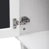 MODFU Kommode Sideboard mit vier Spiegeltüren, Schrank Produktbild-Vorschau 5