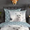 Duvet cover Good Morning 135x200 + 1* 80x80 cm - Arctic fox Produktbild-Vorschau 4