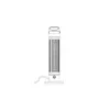 A black and white line drawing of a cylindrical heater with a base and a cord. Podgląd zdjęcia produktu
