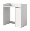 A white, two-piece washing machine conversion set consisting of an overhead cabinet and a side shelf unit, shown against a white background. Produktbild-Vorschau