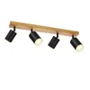 ZMH Spot de plafond 4 flammes noir - Lampe de cuisine en Voir les images du produit 9