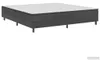 vidaXL Boxspring rám postele šedá látka 200x200 cm Náhled obrázku produktu 1