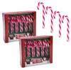 24x Zuckerstangen essbar - Geschmack: Erdbeere - Weihnachts Produktbild-Vorschau 1