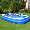 HI 62164 Familien Pool 211x132x46cm transparent-blau Produktbild-Vorschau 4