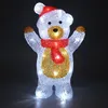 Monzana LED Acryl Figur Weihnachten Außen Innen Schneemann Produktbild-Vorschau 4