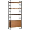 vidaXL Bibliothèque 4 niveaux 80x30x180 cm Vieux bois Voir les images du produit 3