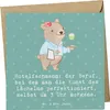 Mr. & Mrs. Panda Grußkarte Hotelfachmann Lächeln - Produktbild-Vorschau 1