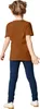 T-Shirt Kinder - braun, 140 (10-12 Jahre) Produktbild-Vorschau 4