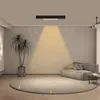 ZMH Stropní svítidlo LED bílé 25W Obývací lampa 80 cm Náhled obrázku produktu 9