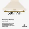 Klarstein digestoř 60 cm, digestoř s LED diodami, výkonná a Náhled obrázku produktu 4
