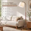 Stojací Lampa Dřevo Ořech 170cm - Podlahová Mid-Century Náhled obrázku produktu 2