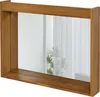 Teak-Wandspiegel HWC-M75, Badspiegel, Holzrahmen, Produktbild-Vorschau 1
