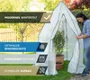 Westmann Überwinterungszelt & Foliengewächshaus Olive Weiß Produktbild-Vorschau 2