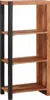 Étagère vidaXL marron 50 x 30 x 110 cm en bois massif Voir les images du produit 4