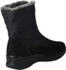 A side view of a black winter boot with gray fur lining. Náhľad obrázku produktu