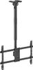 A black ceiling mount for a television, shown against a white background. Anteprima dell’immagine prodotto