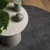 vidaXL Teppich IZA Kurzflor Skandi-Stil Anthrazit Ø 80 cm Produktbild-Vorschau 7
