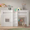Vipack RENO halbhohes Spielbett 90 x 200 cm Liegefläche Produktbild-Vorschau 3