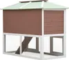 vidaXL Kleintier-/Kaninchenstall 2 Etagen Braun Holz Produktbild-Vorschau 5