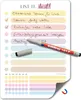 Magnetische To-do Liste A5 bunt inkl. wasserlöslichem Stift Produktbild-Vorschau 1