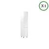 A white kitchen cabinet on a white background. Produktbild-Vorschau