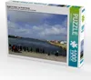 Calvendo Angler in Hafen von Hvide Sande 1000 Teile Puzzle Produktbild-Vorschau 1