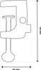 Support de fixation pour lampes de bureau, pince de bureau, Voir les images du produit 10