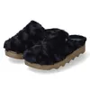 Rohde Damen Clog Pantolette Textil Plüsch flauschig weich Produktbild-Vorschau 1