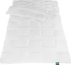 A white duvet laid out flat on a white background. Produktbild-Vorschau