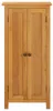 vidaXL Schrank 50x22x110 cm Massivholz Eiche Produktbild-Vorschau 3