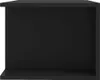 vidaXL Armoire TV avec lampes LED Noir 90x39x30cm Voir les images du produit 9