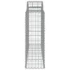 Gabionen mit Hochbogen 9 Stk. 200x50x120/140cm Verzinktes Produktbild-Vorschau 5