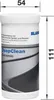 A product shot of a cleaning product container with dimensions indicated. Produktbild-Vorschau