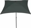 SIENA GARDEN City Mittelstockschirm anthrazit/grün 180x180 Produktbild-Vorschau 11