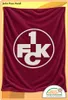 1. FC Kaiserslautern Decke Fleecedecke Kuscheldecke Logo Produktbild-Vorschau 1