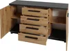 Cassettiera combinata DELAWARE – rovere artisan / nero Anteprima dell’immagine prodotto 2