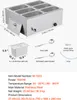 VEVOR kommerzieller Speisenwärmer (6 x 1/3 Größe Behälter), Produktbild-Vorschau 7