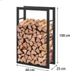 Kaminholzregal Stapelhilfe 100x60x25 cm Brennholzregal Produktbild-Vorschau 2