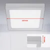 Lampada da soffitto a LED 4000K 16,5 W quadrata cromata Anteprima dell’immagine prodotto 9