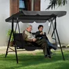 Outtec® Hollywood swing, záhradná hojdačka s 2 vankúšmi - Náhľad obrázku produktu 7