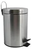 MSV kleiner Treteimer fur Bad/Toilette - silber glanzend - Produktbild-Vorschau 8