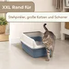 Katzenklo XXL mit hohem Rand Katzenklo für große Katzen Klo Produktbild-Vorschau 3