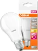 A product shot of an Osram LED bulb and its packaging. Produktbild-Vorschau