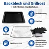 Backblech + Gitter + 2x Ofenhandschuhe passend wie Produktbild-Vorschau 2