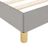 vidaXL Rám postele bez matrace světle šedý 200x200 cm látka Náhled obrázku produktu 6
